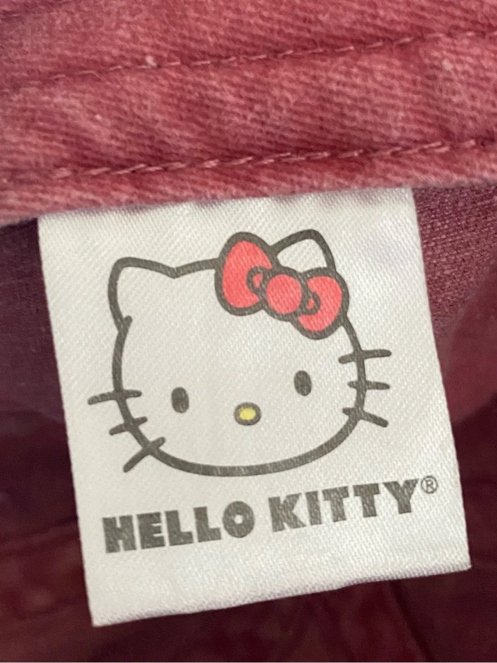 Sanrio Hello Kitty Embroidered Rose Dad Hat Adjustable Cap Kawaii y2k soft girl